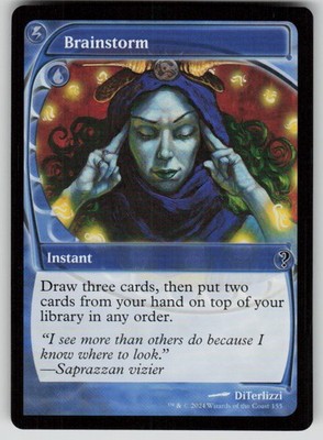 Brainstorm (Future Sight) Common Mystery Booster 2 155 MTG Near Mint 2024