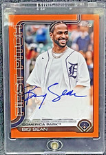 01/25 1st Print 2025 Topps Update Big Sean First Pitch Auto #FPABIGS NM-MT