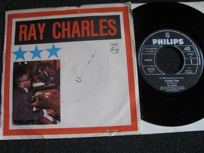 Ray Charles-Crying Time 7 PS-1966 Germany-Philips -320 068 BF