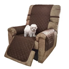 Recliner Chair Covers Reversible Chair Cover Pet Covers for Dogs with Elastic...