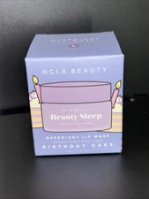 NCLA Beauty Sleep Overnight Lip Mask Birthday Cake 15 ml/0.5 fl oz Full Size NIB