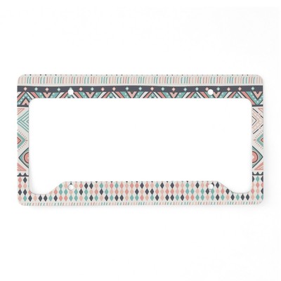 CafePress Native Pattern License Plate Holder License Frame (1774249014)