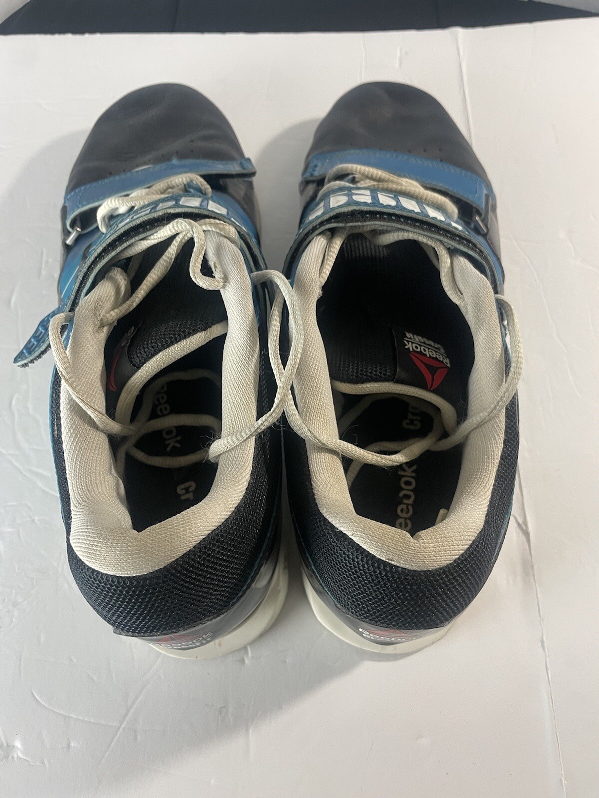 Reebok Men’s Blue Leather CrossFit  U- Form weight Lifting Shoes Sz 13 Reebok C thumbnail 5