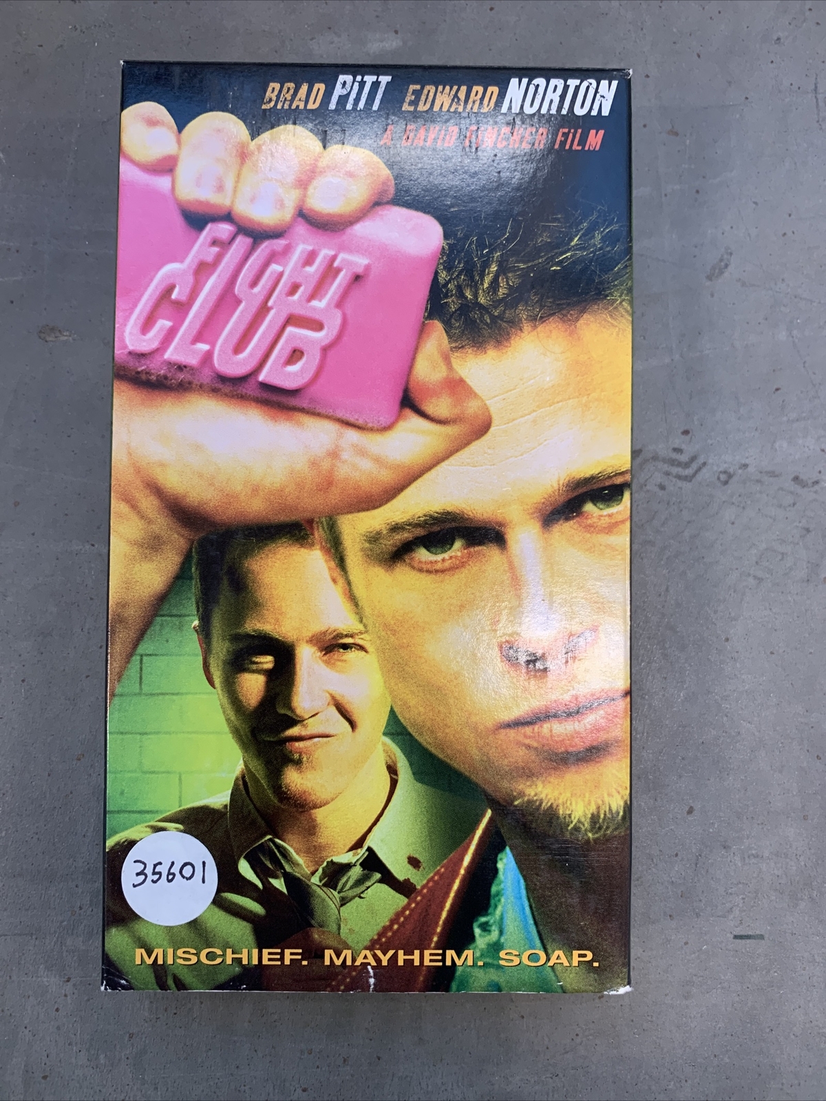 Fight Club (VHS, 1999) Brad Pitt Edward Norton Meat Loaf David Fincher