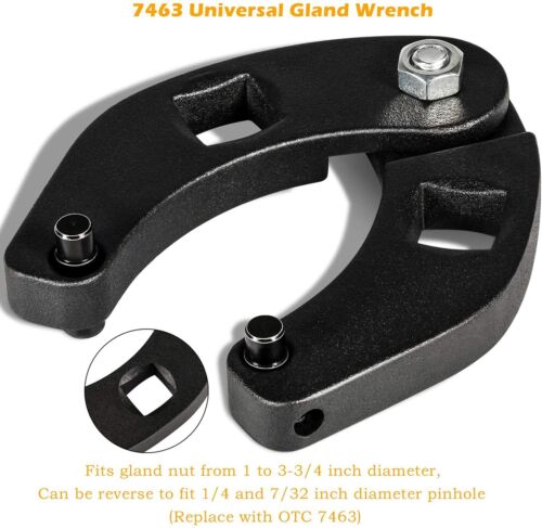 Adjustable Gland Nut Wrench 1266 +7463 Spanner Tool Set for Hydraulic Cylinder - Picture 4 of 6