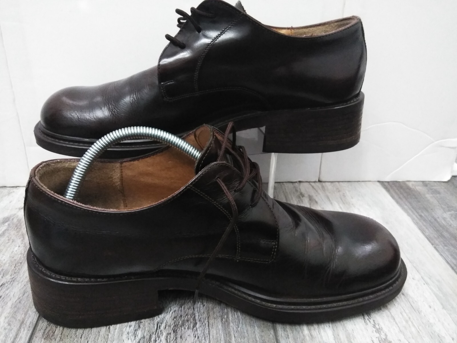 SAOLA Scarpe eleganti da uomo Aldo marrone scuro in pelle taglia 10 5