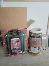 1997 Anheuser Busch Budweiser Holiday Stein “Home For The Holidays”