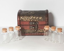 Chest of Empty Bottles 6 x 7ml - Witch Wicca