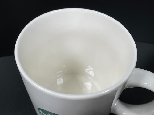 STARBUCKS 2016 White Ceramic Coffee Mug 12oz Green Siren Logo IN7264T - Picture 2 of 5