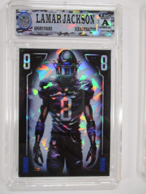 2025 Baltimore Camo SP/ 99 Refractor Lamar Jackson NFL cv6 rc