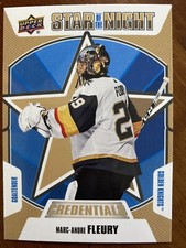 19-20 UD Credentials Hockey Star Of The Night IS-06 Marc-Andre Fleury