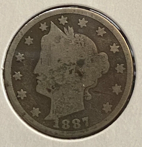 Photo of a 1887-P Liberty Nickel from an eBay listing that sold on Jul 16, 2026