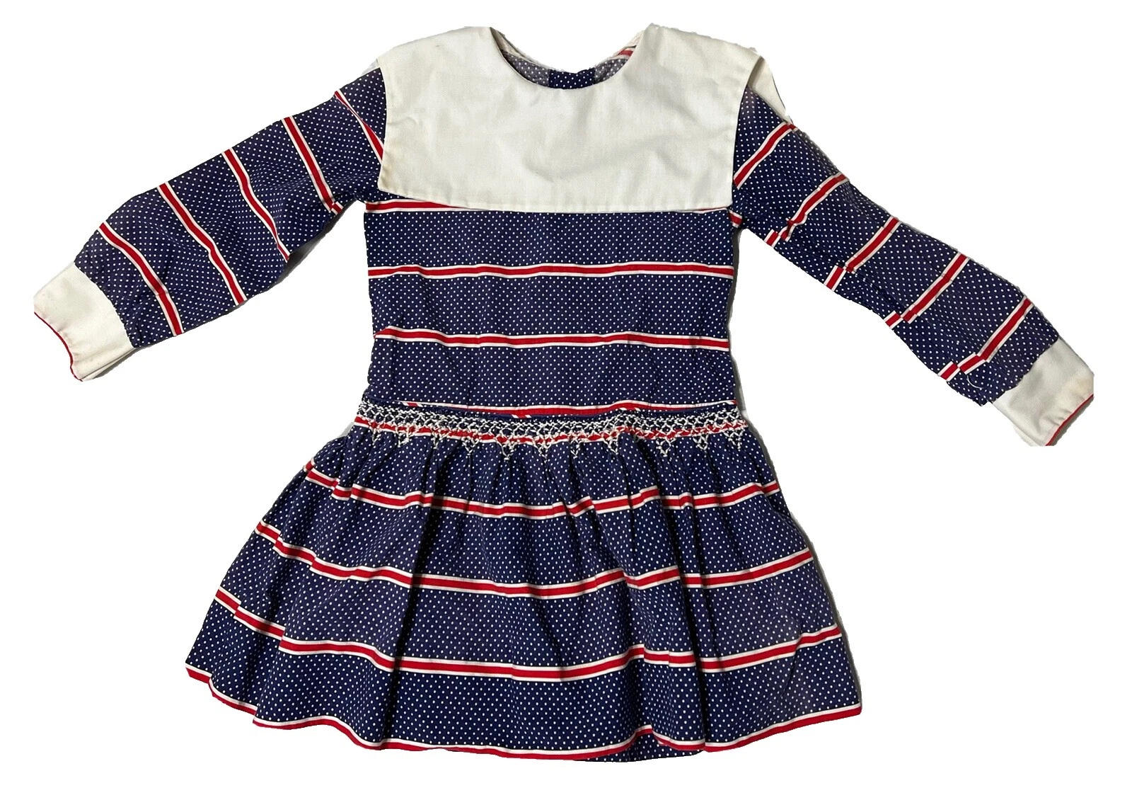 Mezcla de algodón ropa Vintage Blanco de Fiesta para Niños