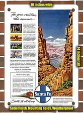 Metal Sign - 1946 for Your Vacation This Summer. Santa Fe - 10x14 Inches
