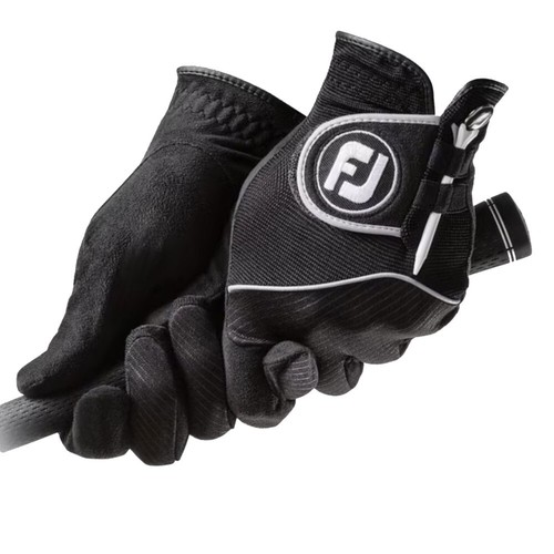 FootJoy RainGrip Ladies Golf Glove Pair Black (Prior Generation) - Picture 3 of 4