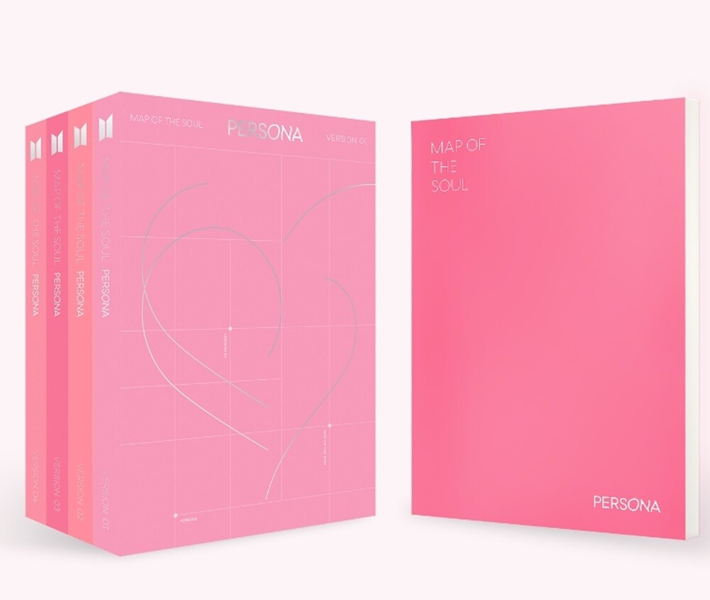 BTS MAP OF THE SOUL PERSONA 4形態　トレカ付き　中古 BTS MAP OF THE SOUL PERSONA Album 4Ver SET CD+P.Book+M.Book+Card+