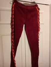 Women's Brand New Puma X Fenty By Rihanna Velour Lacing Fashion Tight Pants 130