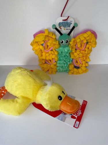 KONG COMFORT DUCK JUMBO XL & COOLPET BUTTERFLY XL. 2 X DOG TOYS. NEW - Picture 2 of 2