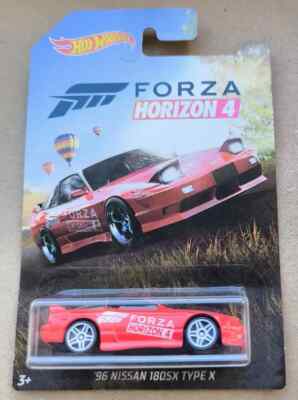 2019 Hot Wheels 96 NISSAN 180SX TYPE X RED - 1:64 Forza HORIZON 4
