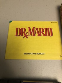 Sistema de Entretenimiento Dr. Mario Para NES Nintendo COMPLETO con Manual De Colecci&oacute;n