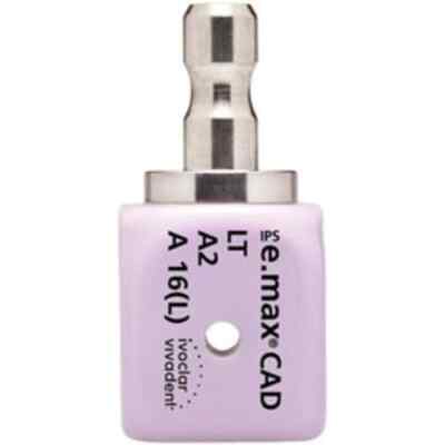 IPS e.max CAD CEREC Ivoclar LT Block A3.5 Size A16(L) 5/Pk