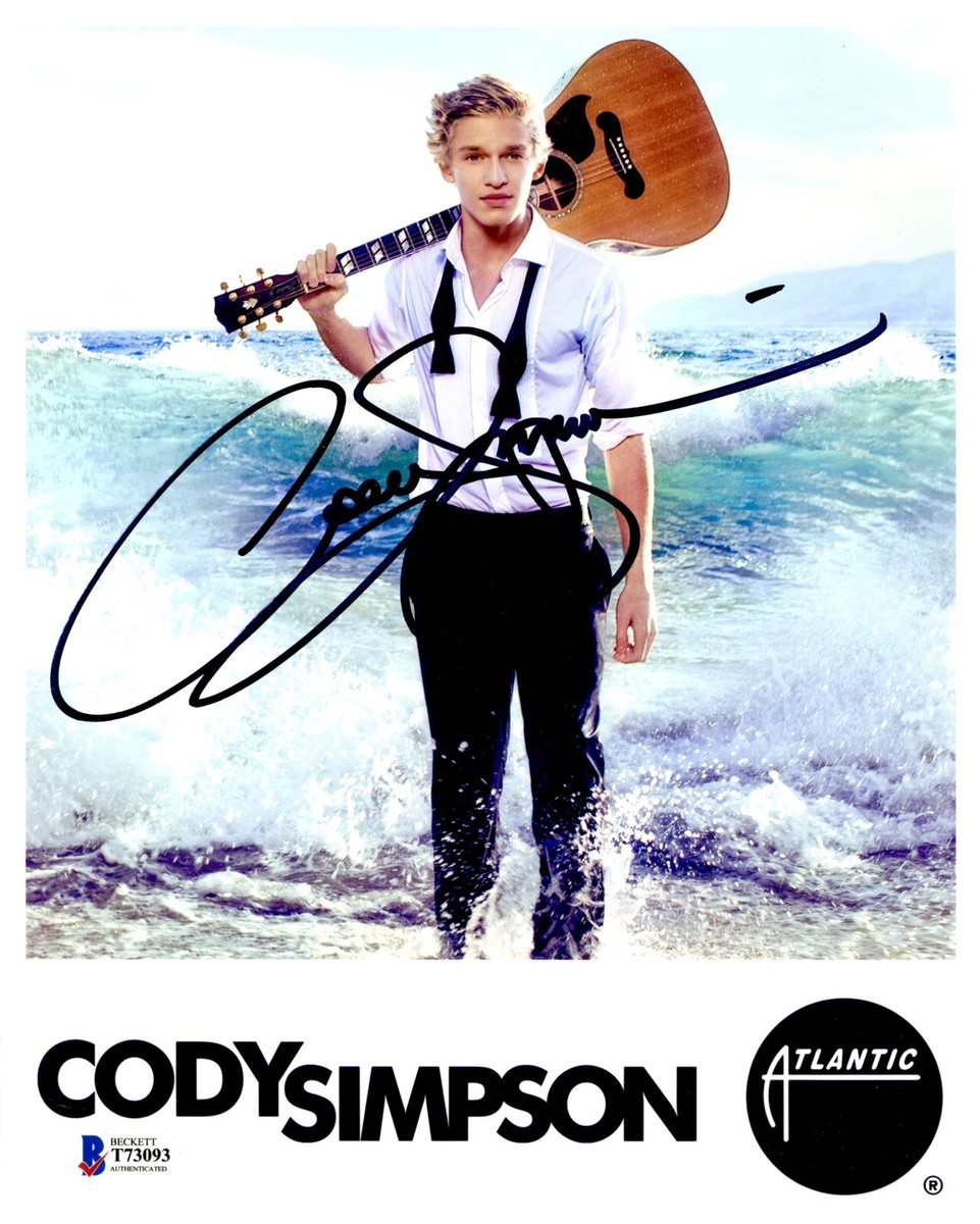 Cody Simpsonサイン Cody Simpson Signed 8x10 Photo BAS Beckett COA Auto Surfers