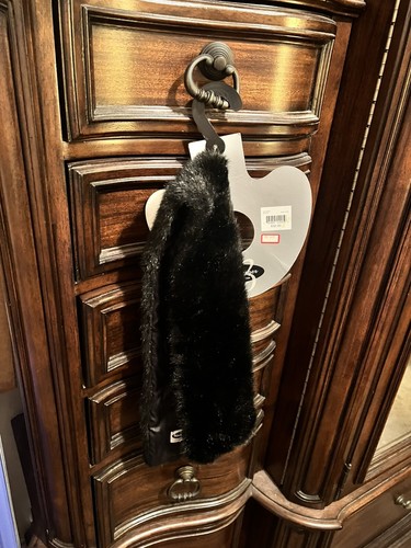 BEN BERGER NEW LUXURY COLLECTION BLACK FAUX FUR SCARF WOMEN GREAT VALUE ENJOY!!! - Picture 11 of 11