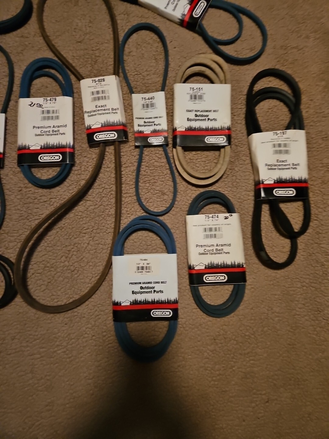 Lot of 14. NewOutdoor equipment Oregon V Belts Lawn Mowers+Equipment eBay