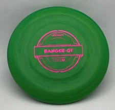 Discraft Putter Banger-GT Green 173-174 gram disc golf putt & approach