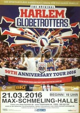 HARLEM GLOBETROTTERS 2 2016 BERLIN - orig. Concert Poster - Plakat - DIN A1 F/N