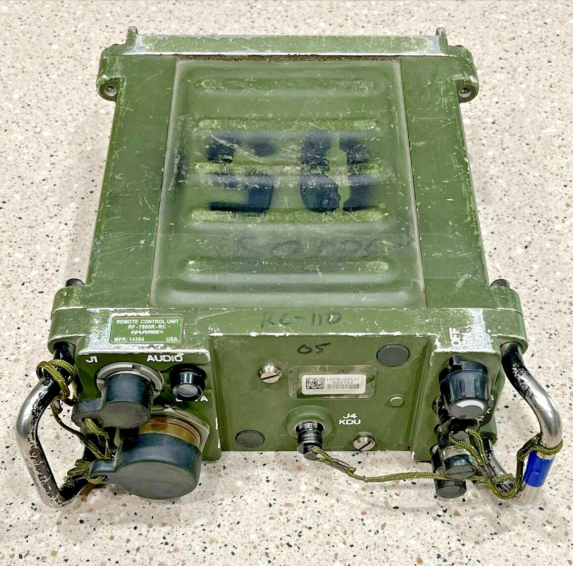 米軍　実物 HARRIS REMOTE CONTROL UNIT RF−7800 RF-7800R-RC Universal Remote Control System | L3Harris® Fast