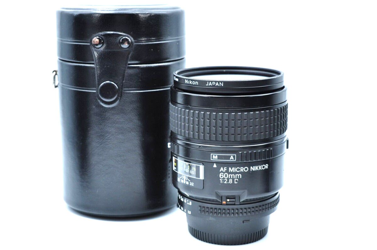 Near MINT] Nikon AF MICRO NIKKOR 60mm f/2.8D w/ Hard Lens