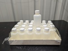 Nalgene 125mL 4oz Plastic Bottle HDPE Narrow Mouth & Screw Cap Case 24 Bottles