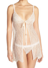 Hanky Panky Celeste Lace Chemise  G-String Women's Lingerie Size OS L1352