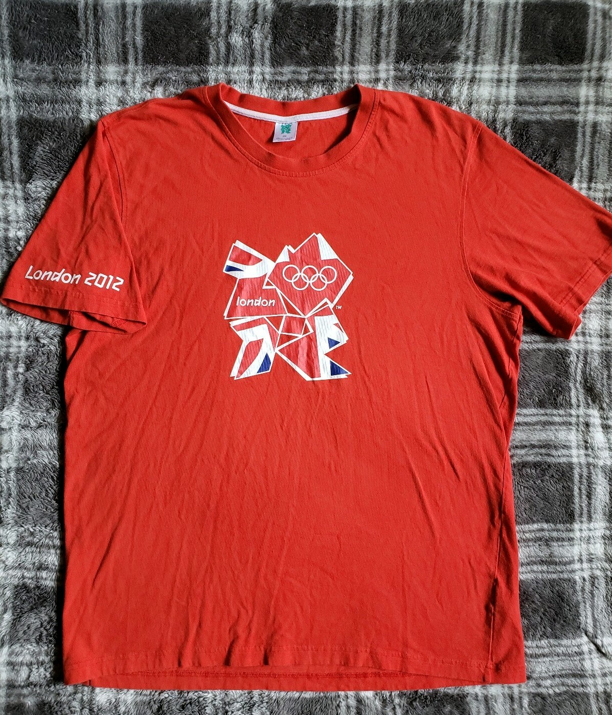 Adidas Officially Licensed 2012 London Olympics Shirt Men's Size 2XL Tee Red