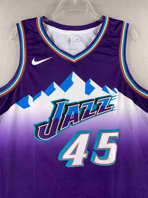 Donovan Mitchell Utah Jazz Nike Hardwood Classics Swingman Jersey