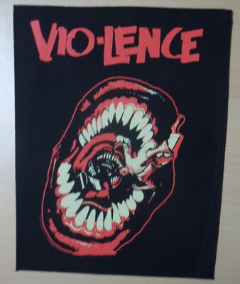 Vio-Lence Eternal Nightmare Large Sew On Back Patch Official Merch New 
