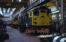 PHOTO  CLASS 26 NO 26028  INSIDE ONE OF THE WORKSHOPS OF BREL GLASGOW ST ROLLOX