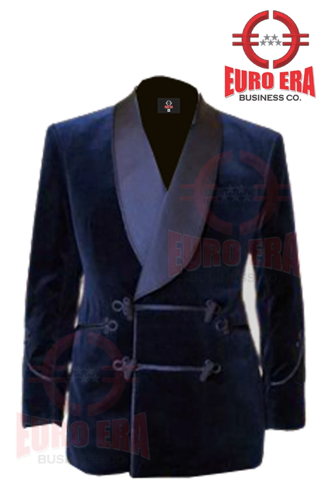 New Men Royal Look Dinner Party Wear Blue Velvet Smoking Blazer Coat Jacket
