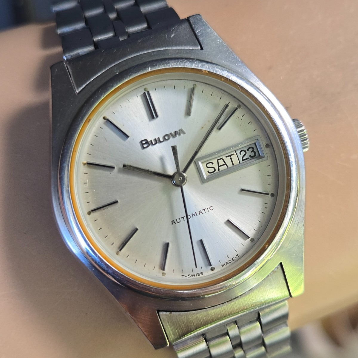 【1920s】BULOVA アールデコ スモセコ OH済 ヴィンテージ腕時計 BULOVA】 1951 ”アカデミーアワード” アール・デコ様式
