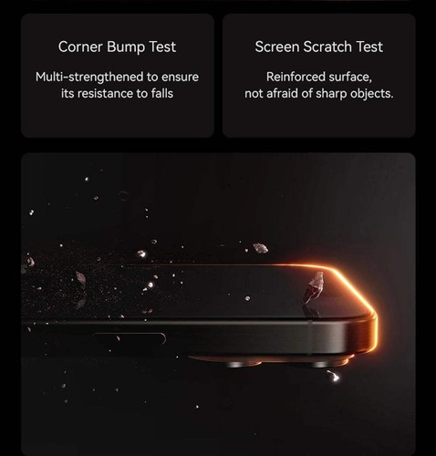 Joyroom 1/2/3pcs Tempered Glass For iPhone 16 15 14 13 12 11 Pro Max Screen Prot - Zdjęcie 11 z 39