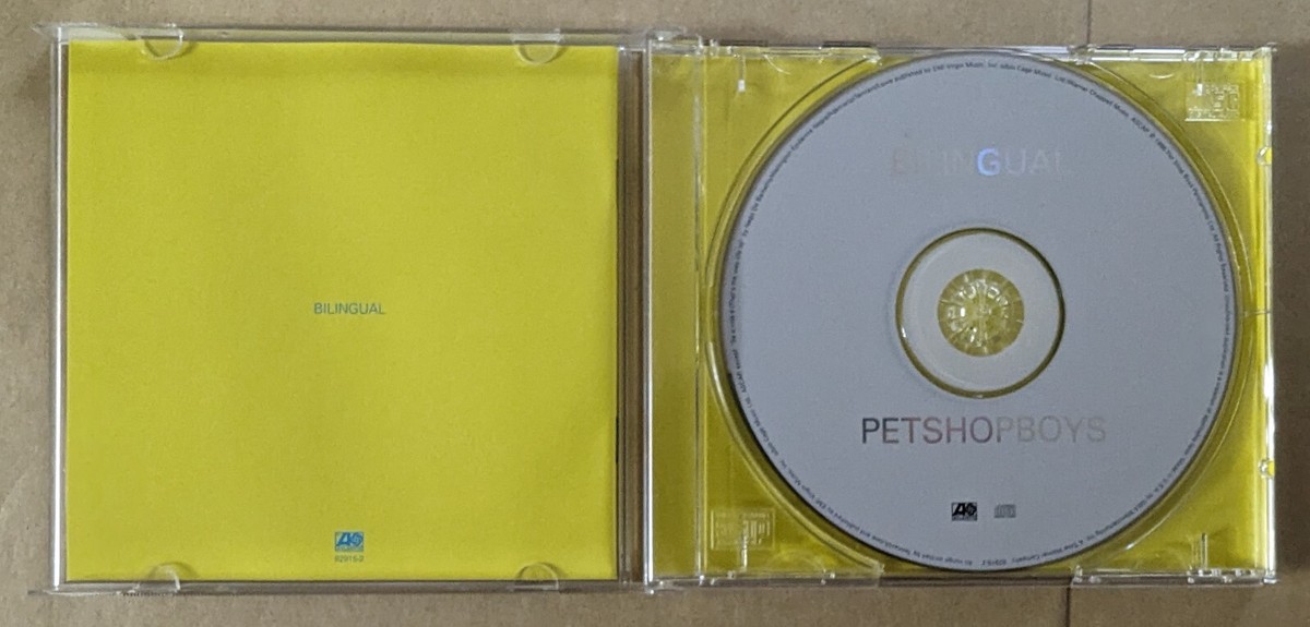 Pet Shop Boys- Bilingual CD- ANOTHER CLASSIC RELEASE! SYNTH-POP