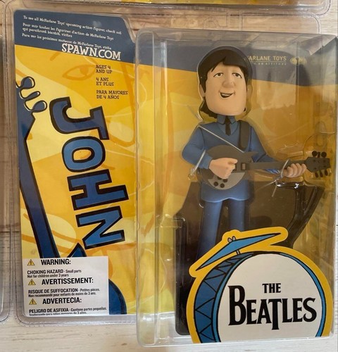 The Beatles Figure Set of 4 John, Paul, George, Ringo Vintage Collectible 6622AK - Picture 4 of 10