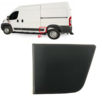 Left Rear Body Side Trim Molding For 2014-2018 Ram Promaster 1500 2500 3500 - Gray 10 thumbnail image