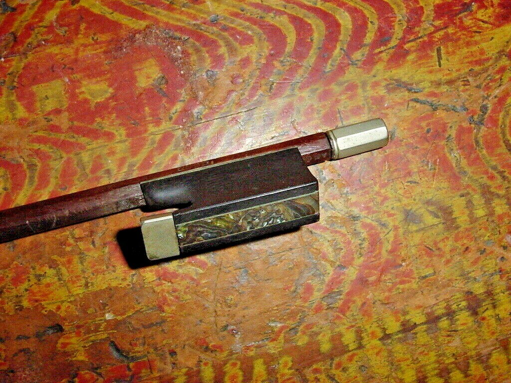 VINTAGE MARKED DODD VIOLIN BOW 29" length 59 grams also MARKED SAXONY