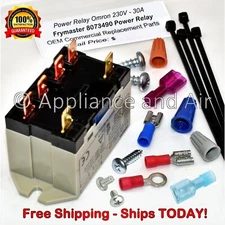 Frymaster 8073490 Power Relay Omron 230V 30A, Ships Free TODAY!