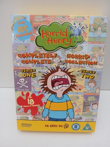 Horrid Henrys komplett schreckliches DVD Set komplette Serie 1 & 2, 18 Stunden Chaos.