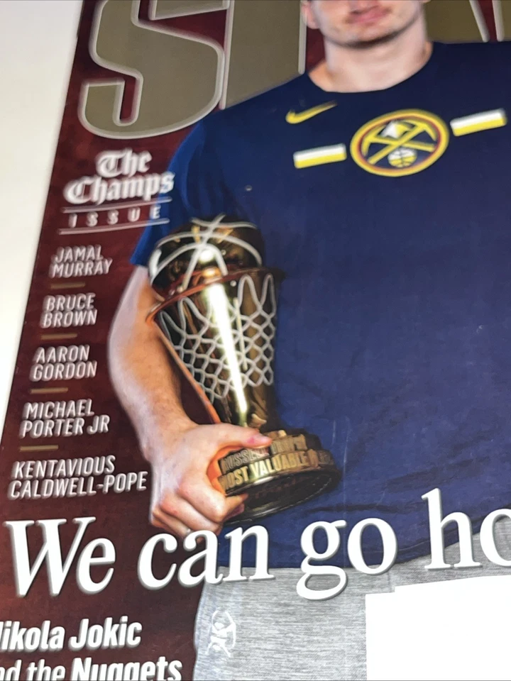 SLAM Magazine August/September 2023 NBA DENVER NUGGETS NIKOLA JOKIC Newsstand! - Image 2 of 4