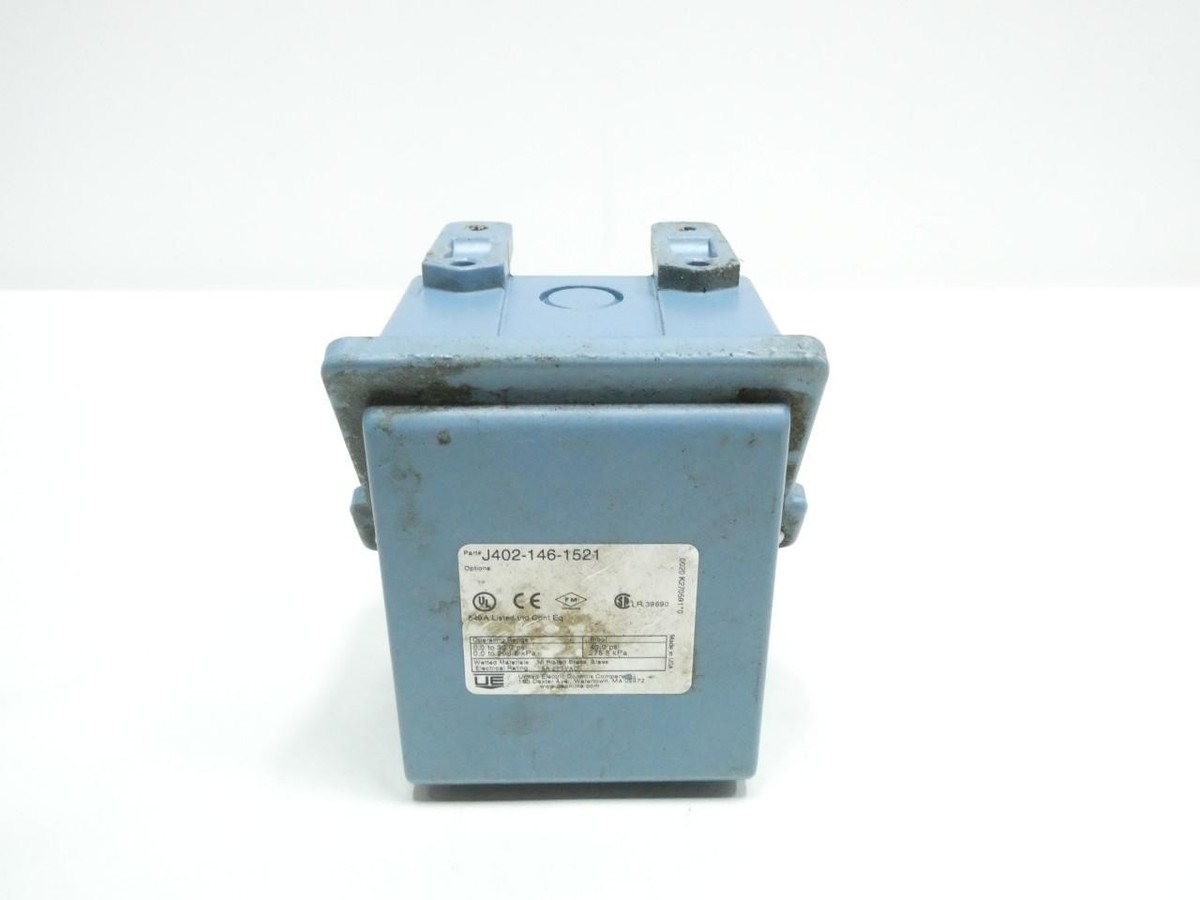 Ue United Electric J402-146-1521 Pressure Switch 1/4in 0