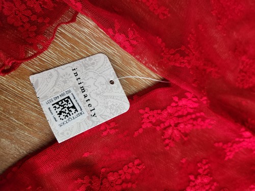 NEW Free People Lady Lux Layering Top Small Venetian Red Mock Neck Long Sleeve - Picture 5 of 5